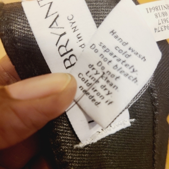 Lane Bryant | Women's Distressed Faux Leather Stretch Skinny Jeans (Size 22R) - Picture 6 of 15